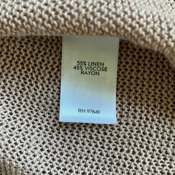 J Jill Women's Linen Long Line Midi Cardigan Sweater - Picture 8 of 15